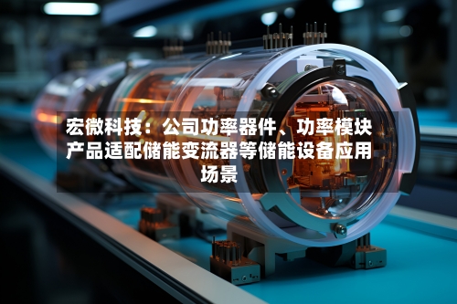 宏微科技：公司功率器件、功率模块产品适配储能变流器等储能设备应用场景-第2张图片