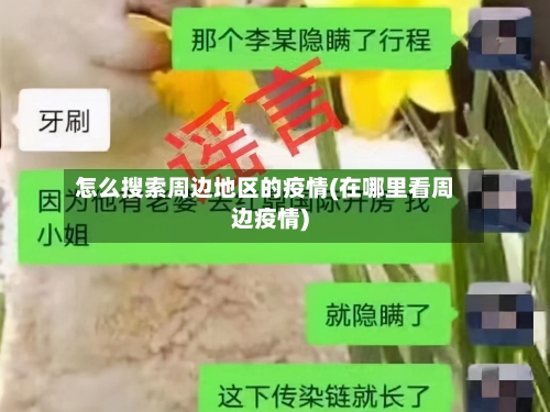 怎么搜索周边地区的疫情(在哪里看周边疫情)-第2张图片