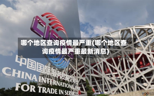 哪个地区查询疫情最严重(哪个地区查询疫情最严重最新消息)-第3张图片
