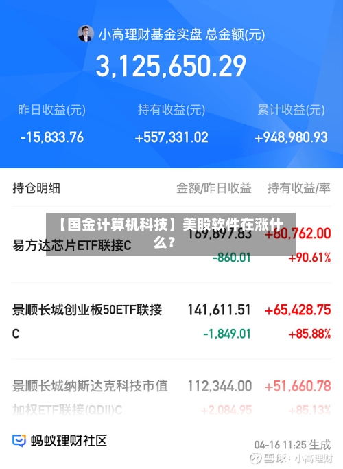 【国金计算机科技】美股软件在涨什么?-第3张图片