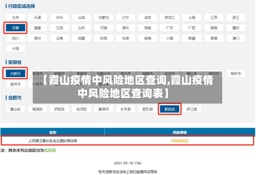 【霞山疫情中风险地区查询,霞山疫情中风险地区查询表】-第3张图片