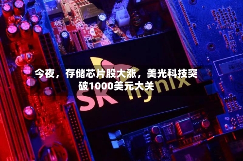 今夜，存储芯片股大涨	，美光科技突破1000美元大关-第2张图片